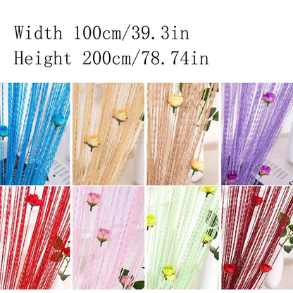 🎖️🏆Flash Sale 🔥 Rose Thread Door String Curtain