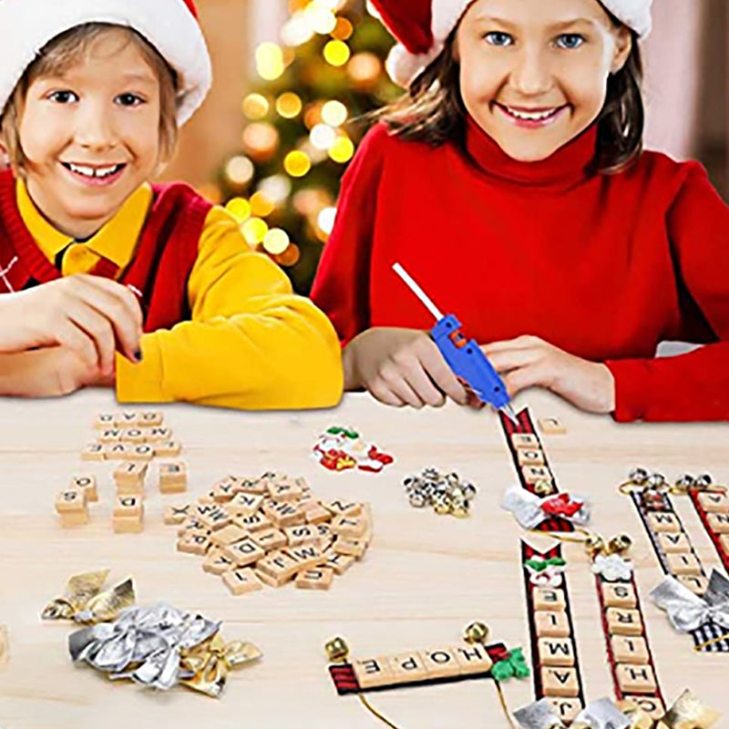 CHRISTMAS TREE DECORATIONS-DIY PERSONALIZED LETTER ORNAMENTS
