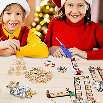 CHRISTMAS TREE DECORATIONS-DIY PERSONALIZED LETTER ORNAMENTS