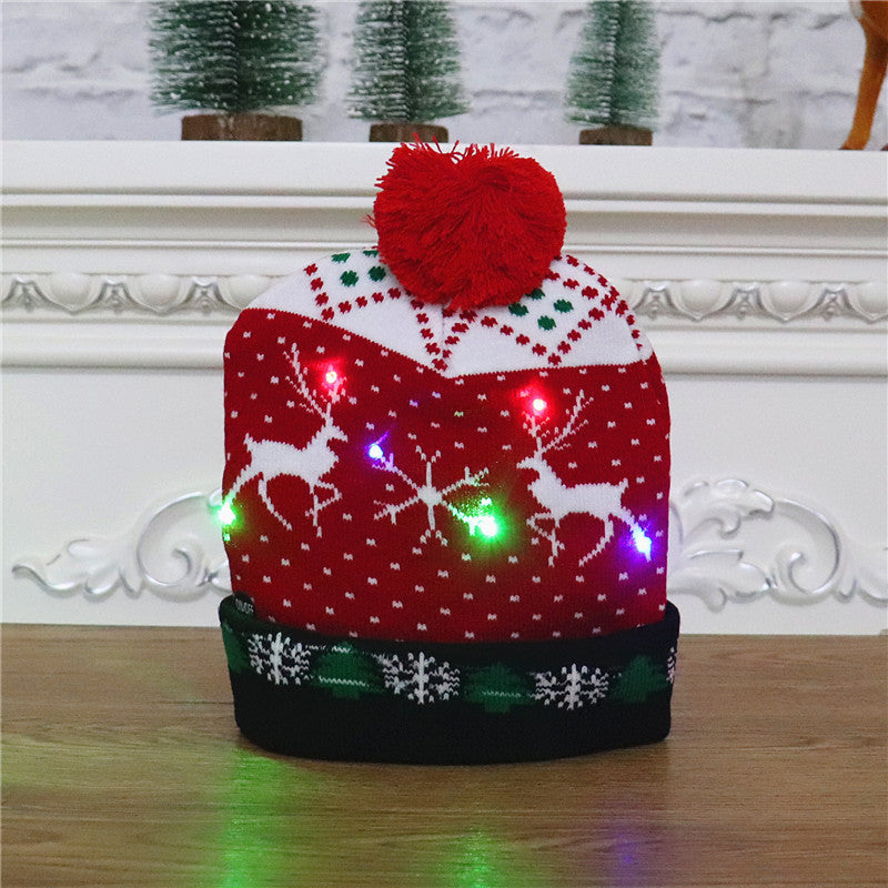 🎁2022 EARLY CHRISTMAS SALE - CHRISTMAS LED LIGHT KNITTED BEANIES