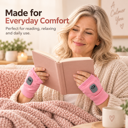(🌲Early Christmas Sale- 49% OFF) Rechargeable Heated Fingerless Gloves – 3 Heat Levels for Warm Hands & Everyday Comfort
