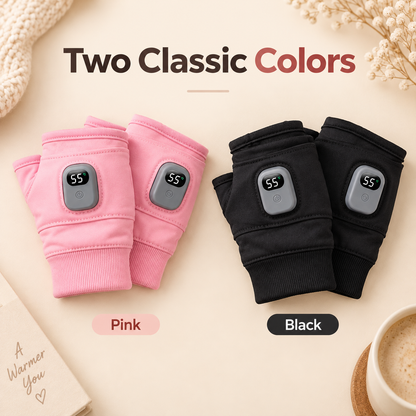 (🌲Early Christmas Sale- 49% OFF) Rechargeable Heated Fingerless Gloves – 3 Heat Levels for Warm Hands & Everyday Comfort