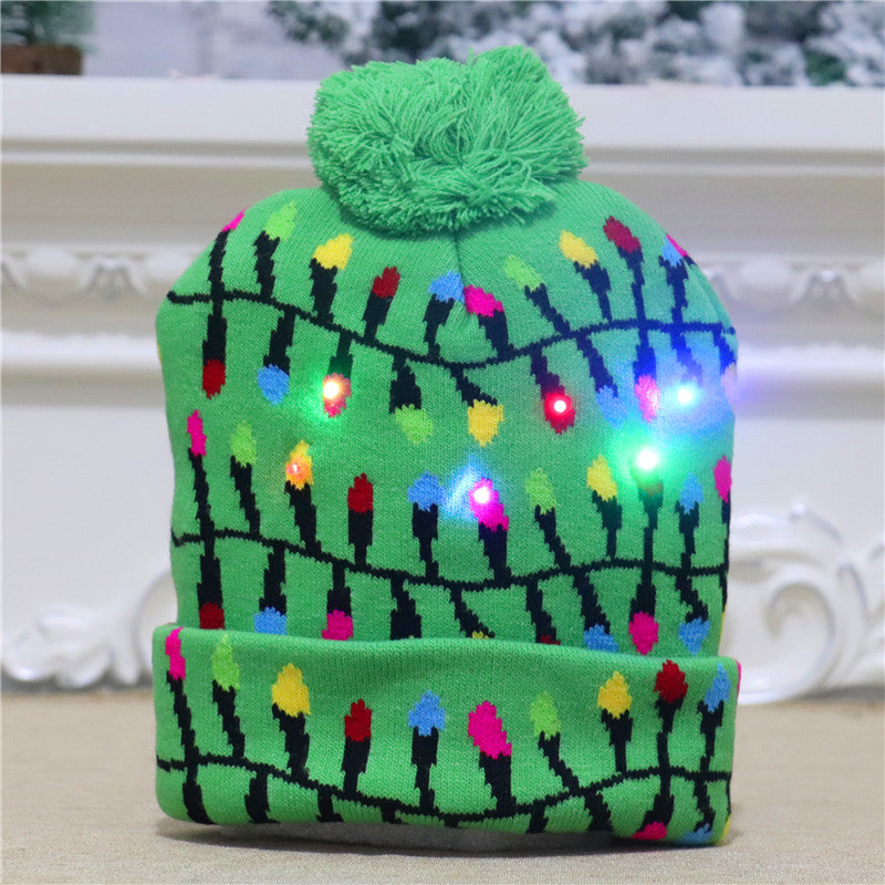 🎁2022 EARLY CHRISTMAS SALE - CHRISTMAS LED LIGHT KNITTED BEANIES
