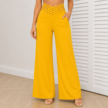 Plus Size Wide Leg Trousers for Women 💙