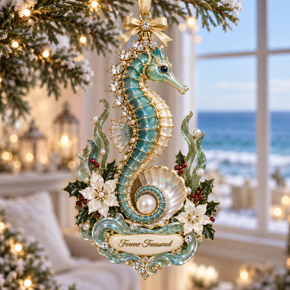 "Ocean Treasures" – Marine Life Christmas Commemorative Ornament