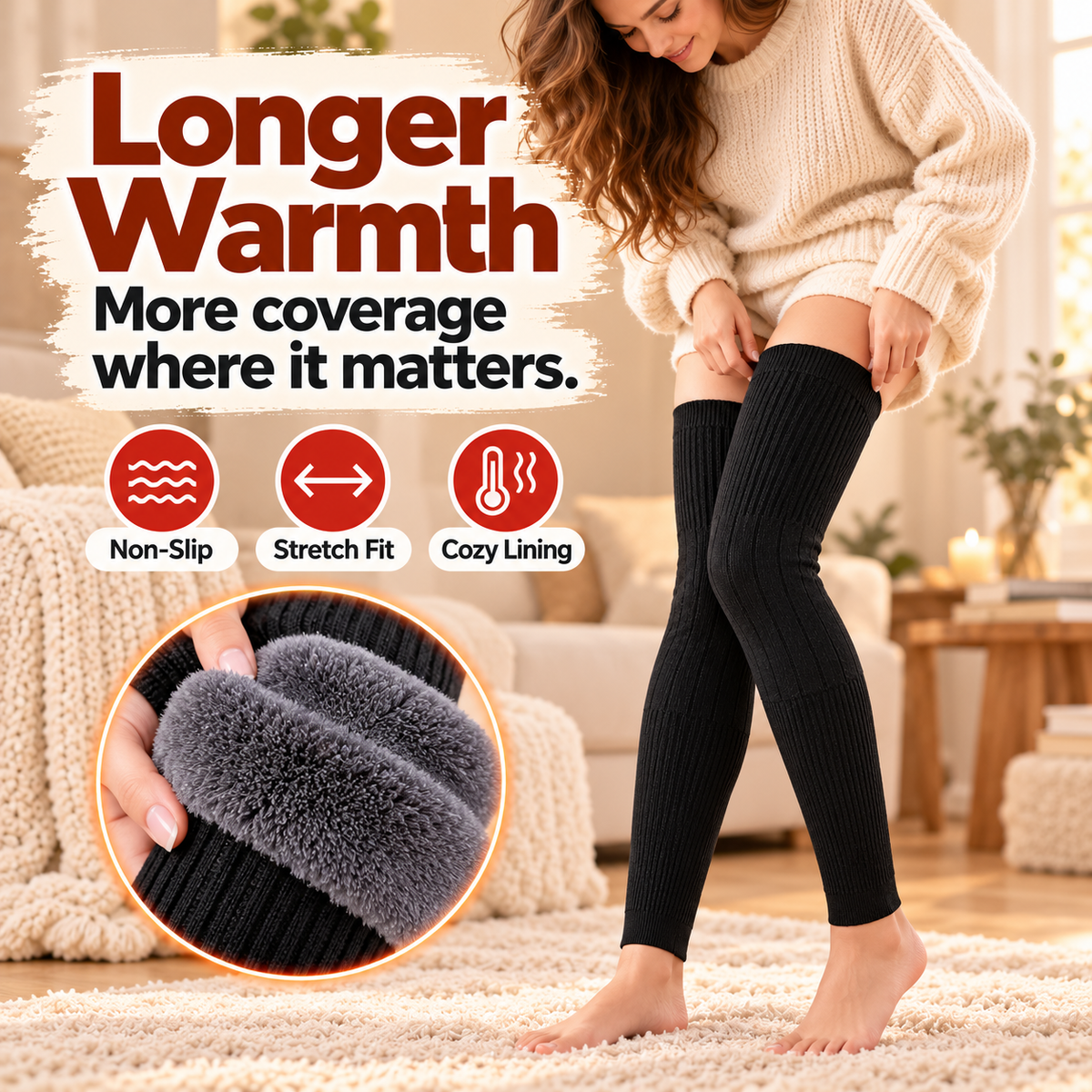 🔥 49% OFF – Cozy Long Leg Warmers ❄️
