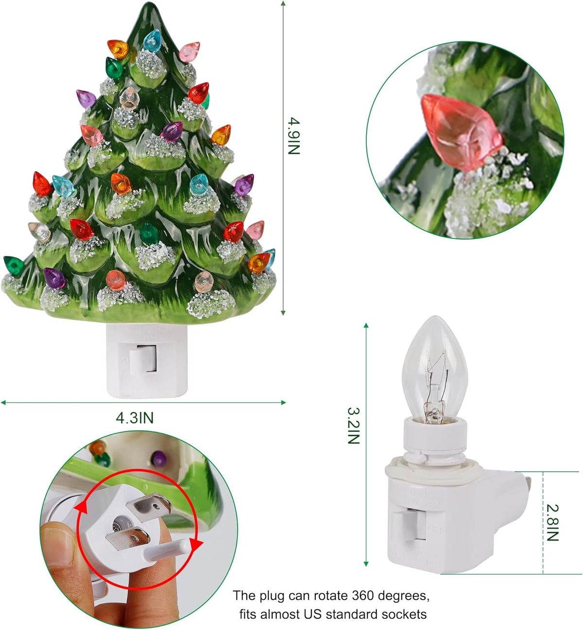 🎄2025 Christmas Tree Night Light