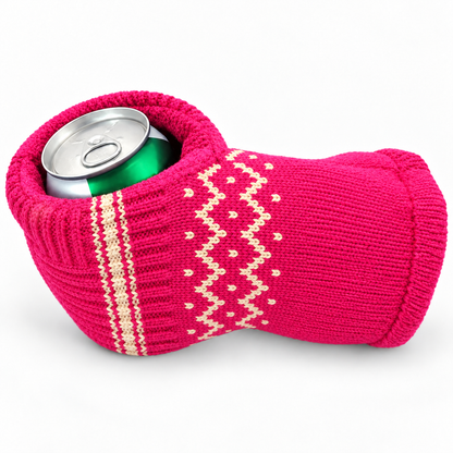💥50% OFF 🧤Knitted Striped Thermal Beer Glove
