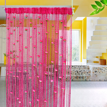🎖️🏆Flash Sale 🔥 Rose Thread Door String Curtain
