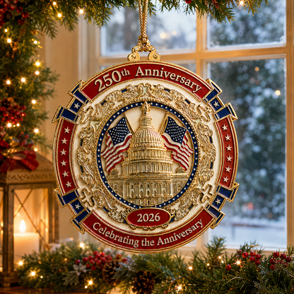 🔥250th Anniversary Commemorative Ornament –  Capitol