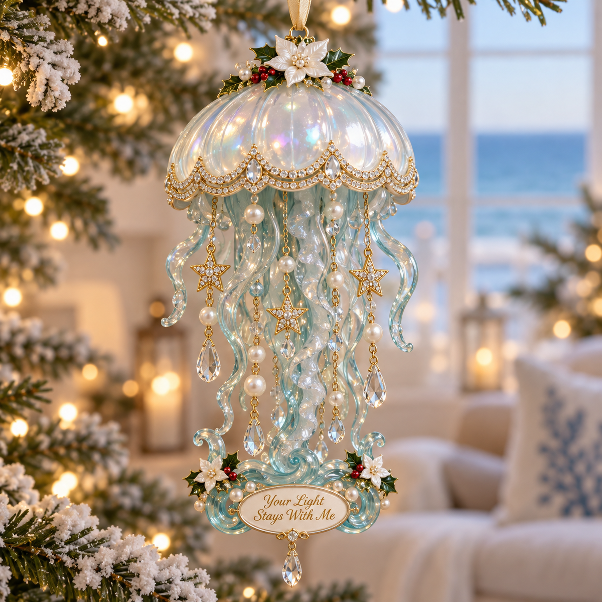 "Ocean Treasures" – Marine Life Christmas Commemorative Ornament