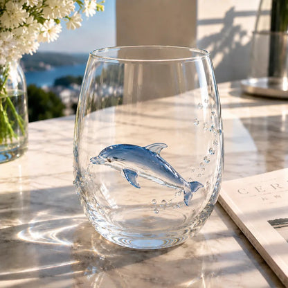 🌊 High-quality handmade glass featuring 3D marine life designs.