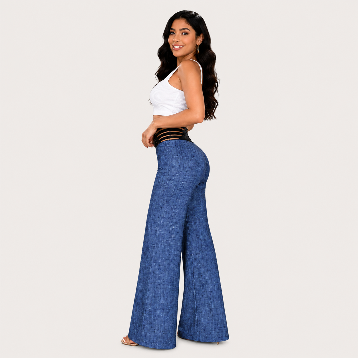 Plus Size Wide Leg Trousers for Women 💙