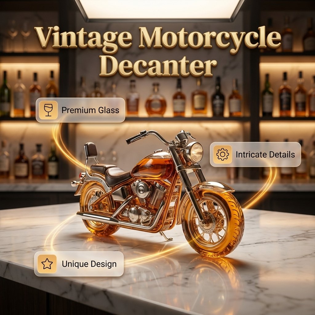 Vintage motorcycle bottle – Limited edition