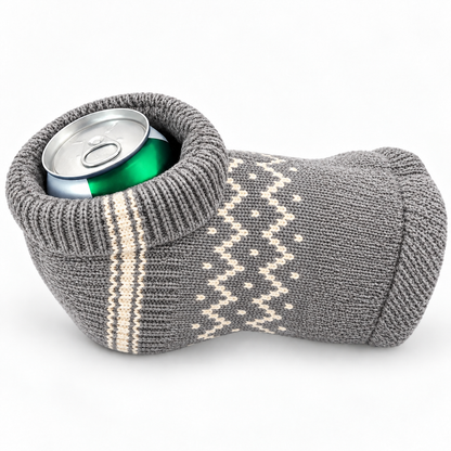 💥50% OFF 🧤Knitted Striped Thermal Beer Glove