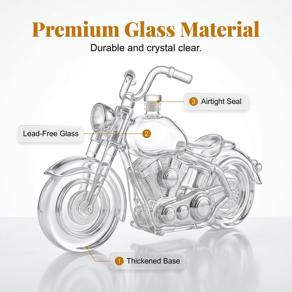 Vintage motorcycle bottle – Limited edition