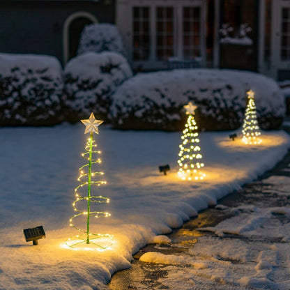 ❄️WINTER HOT SALE❄️CHRISTMAS DISCOUNT 🎄SOLAR METAL LED CHRISTMAS TREE DECORATION STRING LIGHTS