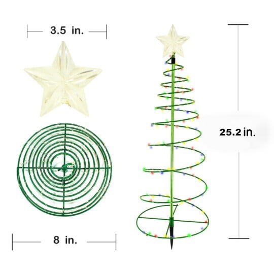 ❄️WINTER HOT SALE❄️CHRISTMAS DISCOUNT 🎄SOLAR METAL LED CHRISTMAS TREE DECORATION STRING LIGHTS