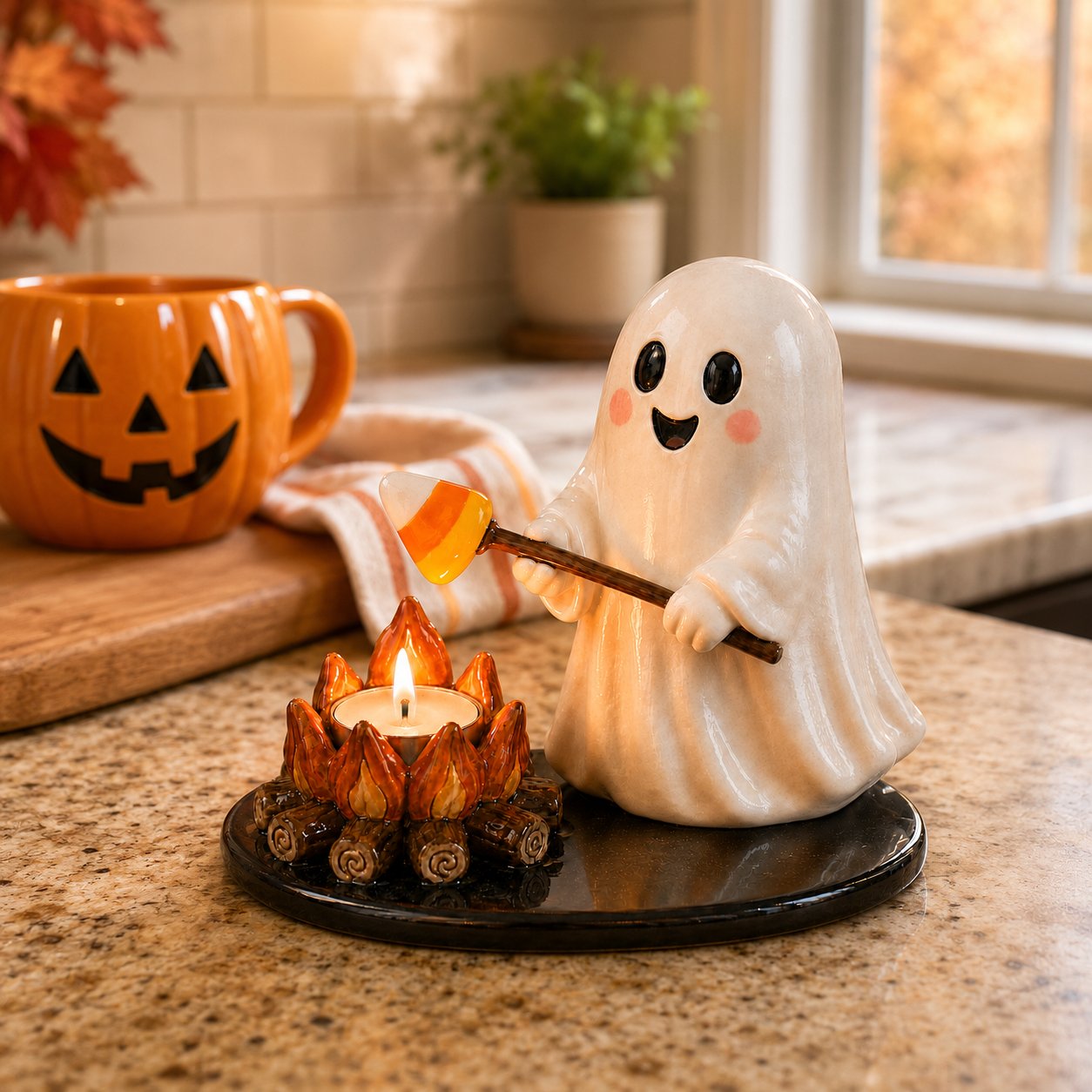 🔥 49% Off 💥 Campfire-Style Tea Light Candle Holder Decoration