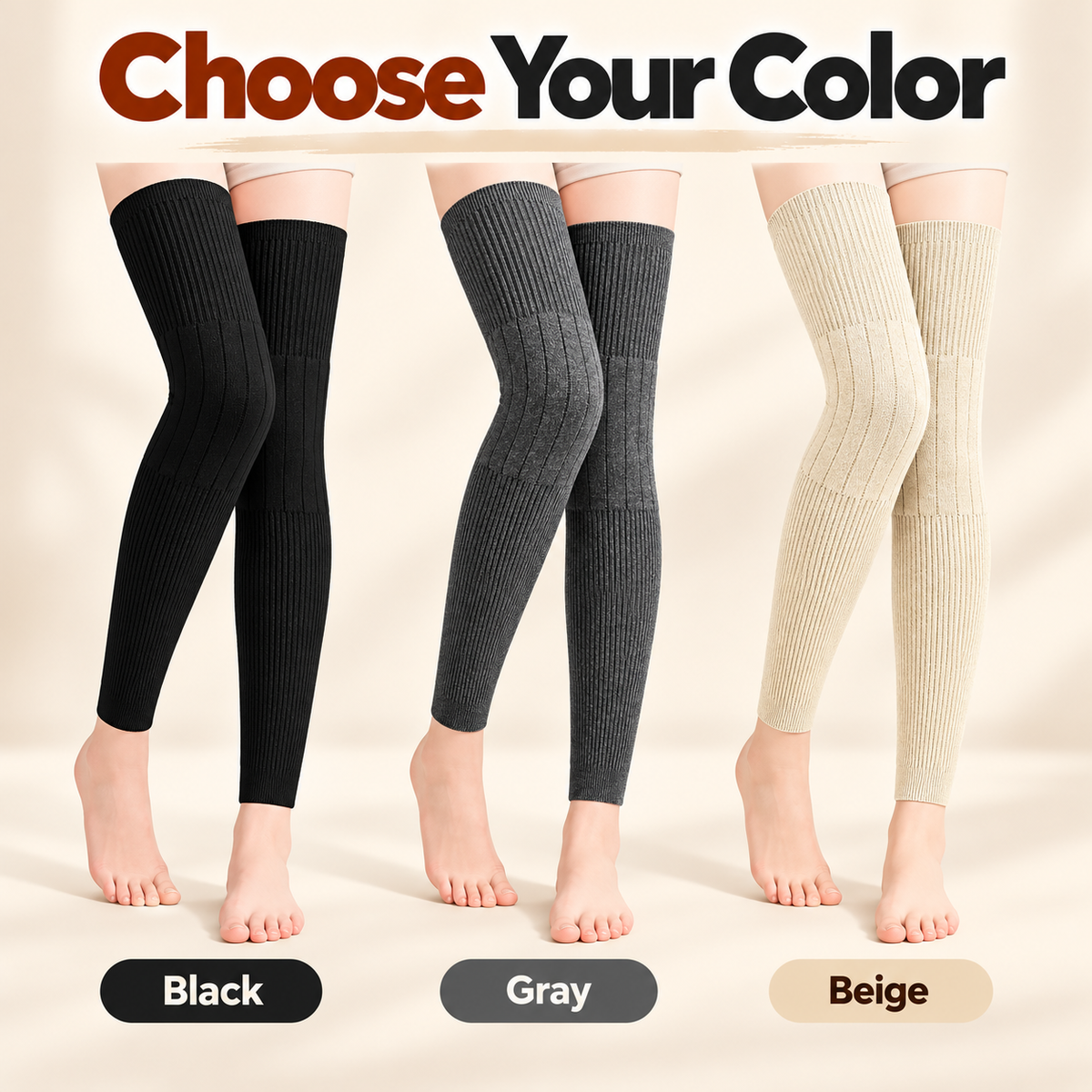 🔥 49% OFF – Cozy Long Leg Warmers ❄️