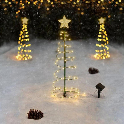 ❄️WINTER HOT SALE❄️CHRISTMAS DISCOUNT 🎄SOLAR METAL LED CHRISTMAS TREE DECORATION STRING LIGHTS