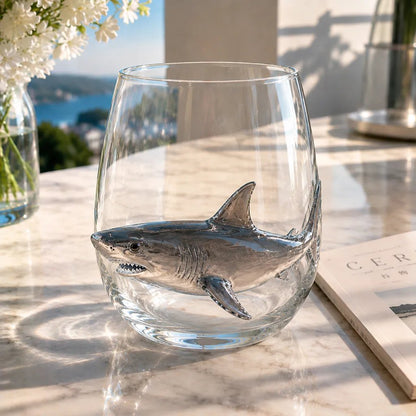 🌊 High-quality handmade glass featuring 3D marine life designs.