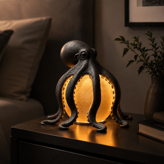 Octopus Ocean Decor Table Lamp