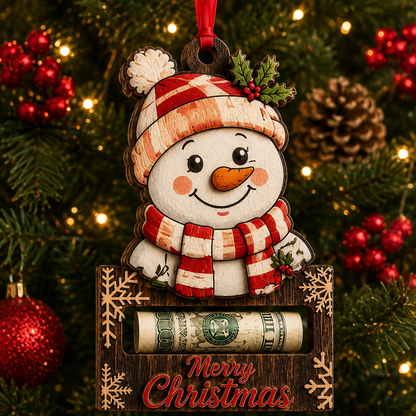Christmas Cash Gift Ornament | Money Holder Tree Decoration 10 Styles