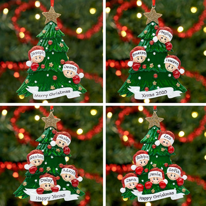 Christmas pendant-five-pointed star cute little man