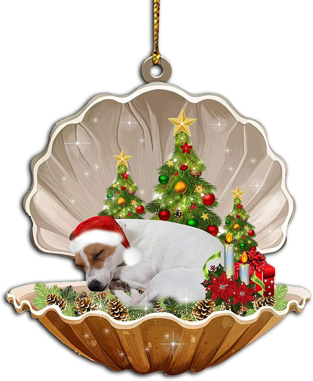 2024 Christmas Party Sleeping Dog Decoration