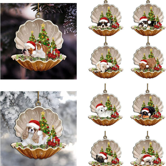 2024 Christmas Party Sleeping Dog Decoration
