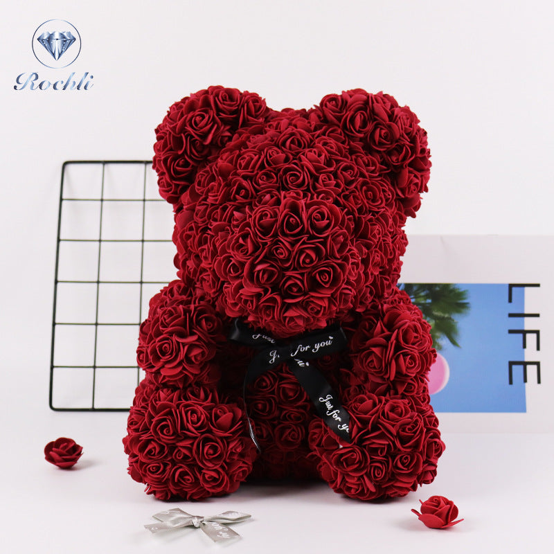 🎄Exclusive Christmas 60% discount🎄Preserved flower rose bear gift