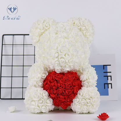 🎄Exclusive Christmas 60% discount🎄Preserved flower rose bear gift