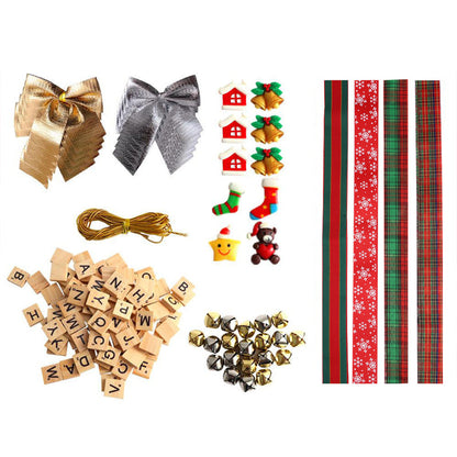 CHRISTMAS TREE DECORATIONS-DIY PERSONALIZED LETTER ORNAMENTS
