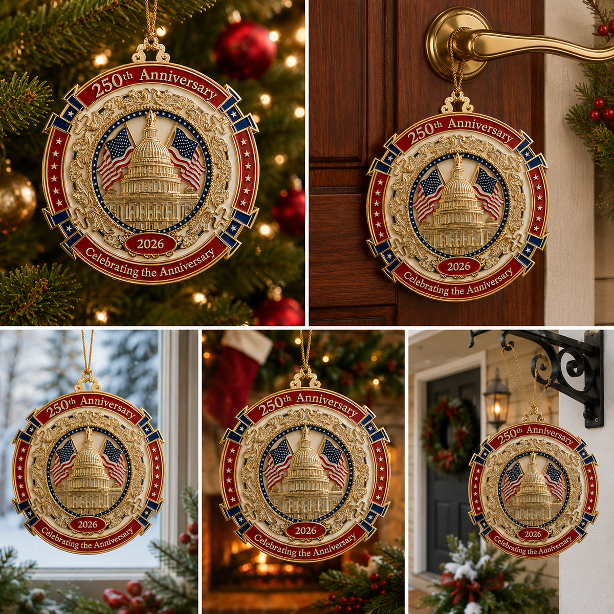 🔥250th Anniversary Commemorative Ornament –  Capitol