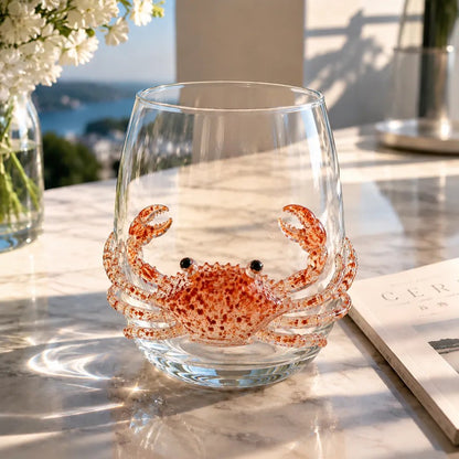 🌊 High-quality handmade glass featuring 3D marine life designs.