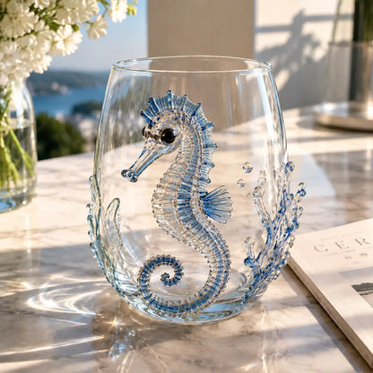 🌊 High-quality handmade glass featuring 3D marine life designs.