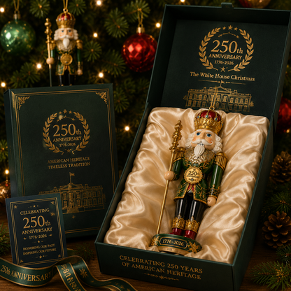 2026 America 250th Anniversary Nutcracker King Christmas Ornament – Commemorative Keepsake