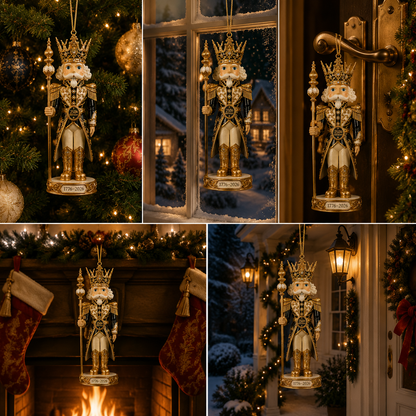 ✨2026 America 250th Anniversary Black & Gold Nutcracker King Ornament