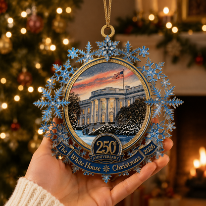 White House 250th Anniversary Christmas Commemorative Ornament – Limited Edition