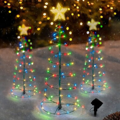 ❄️WINTER HOT SALE❄️CHRISTMAS DISCOUNT 🎄SOLAR METAL LED CHRISTMAS TREE DECORATION STRING LIGHTS