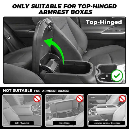 🚗✨Multifunctional PU Leather Car Armrest Box Mat